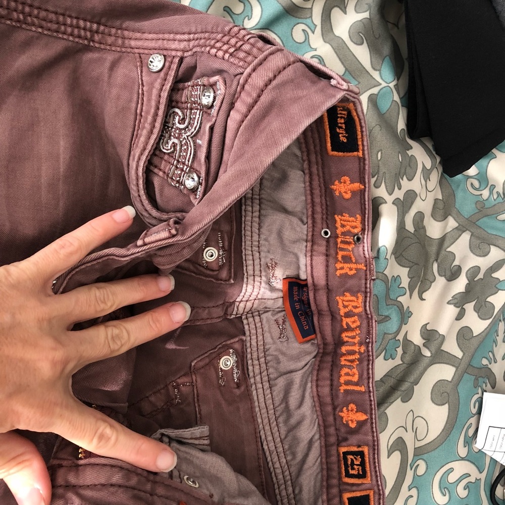 Rustic red size 25 Rock Revival pants